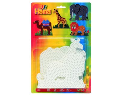 Hama H4554 Midi podložky Lev, žirafa, slon a velbloud
