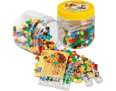 Hama H8790 Maxi Korálky a podložky v tubě 400 ks