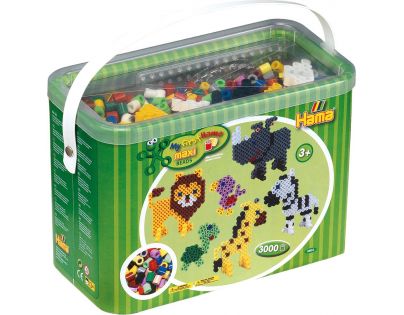 Hama H8804 Maxi Korálky v boxu Mix 3000 ks