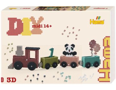 HAMA HAMA ART - 3D Narozeninový vlak MIDI