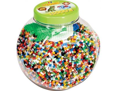 Hama H2067 Midi Korálky a podložky v tubě 15000 ks