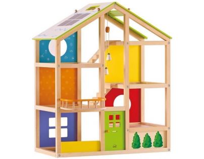 Hape Barevný domeček patrový