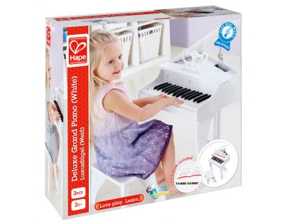 Hape Deluxe piano bílé