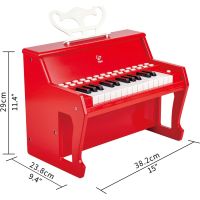 Hape Dětské Piano červené Uč se světly 3