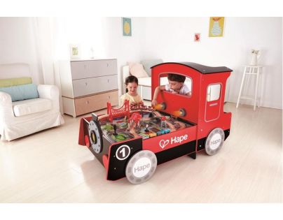 Hape Hrací stůl Mašinka