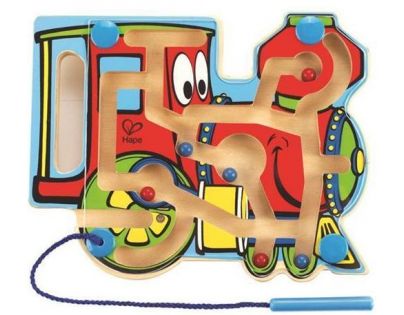 Hape Mašinka Bludiště s magnetickou hůlkou a korálky