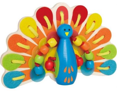 Hape Šněrovací veselý páv