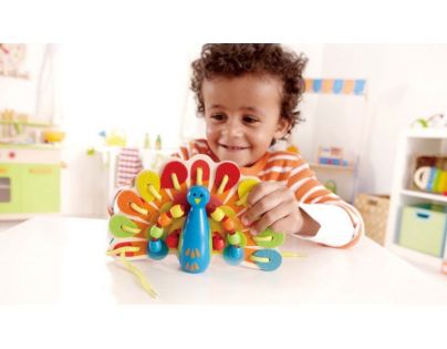 Hape Šněrovací veselý páv