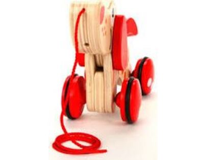 Hape Tahací pejsek na kolečkách
