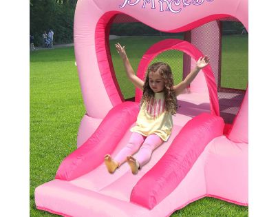 Happy Hop Skákací nafukovací hrad s korunkou pro Princezny
