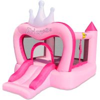 Happy Hop Skákací nafukovací hrad s korunkou pro Princezny