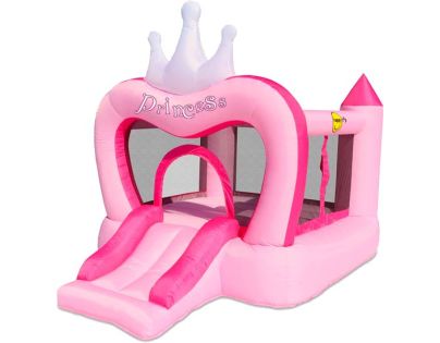 Happy Hop Skákací nafukovací hrad s korunkou pro Princezny