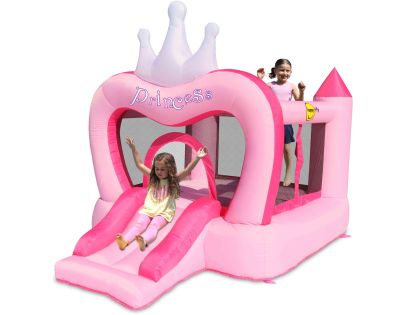 Happy Hop Skákací nafukovací hrad s korunkou pro Princezny