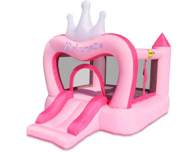 Happy Hop Skákací nafukovací hrad s korunkou pro Princezny