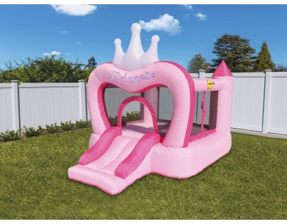 Happy Hop Skákací nafukovací hrad s korunkou pro Princezny
