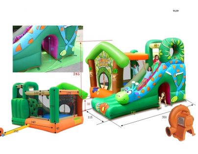Happy Hop Skákací nafukovací hrad Veselá džungle Žirafa