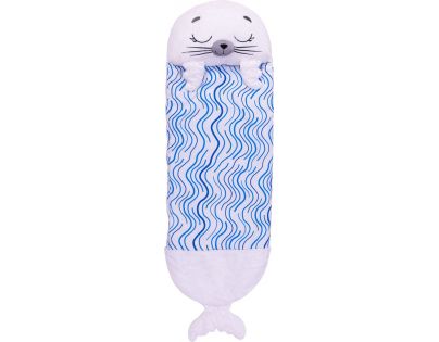 Happy Nappers Spacáček usínáček bílý tuleň Sammy 135 cm