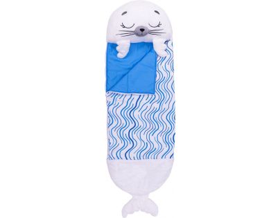 Happy Nappers Spacáček usínáček bílý tuleň Sammy 135 cm
