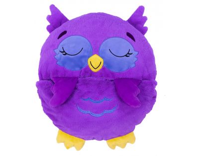 Happy Nappers Spacáček usínáček fialová sova Chestnut 135 cm - Poškozený obal