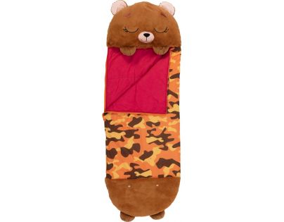 Happy Nappers Spacáček usínáček Hnědý medvěd Benny 135 cm