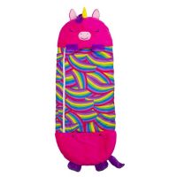 Happy Nappers Spacáček Usínáček Růžový jednorožec Monique 135 cm - Poškozený obal 2
