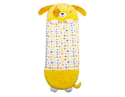 Happy Nappers Spacáček Usínáček Žlutý pejsek Dusty 135 cm