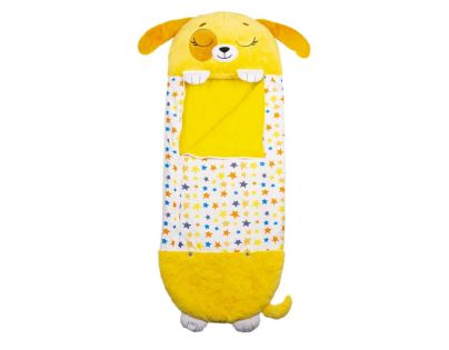 Happy Nappers Spacáček Usínáček Žlutý pejsek Dusty 135 cm