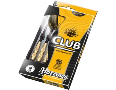 Harrows Šipky Soft Club Brass 18 g K2
