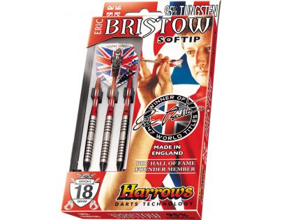 Harrows Šipky Soft Eric Bristow 20g R