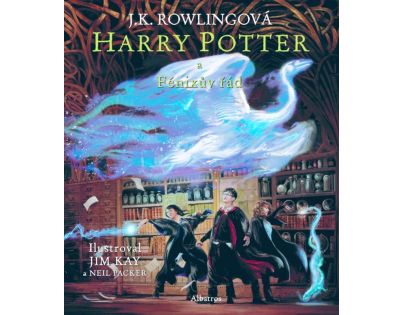 Albatros Harry Potter a Fénixův řád Ilustrované vydání J. K. Rowlingová - Poškozený obal