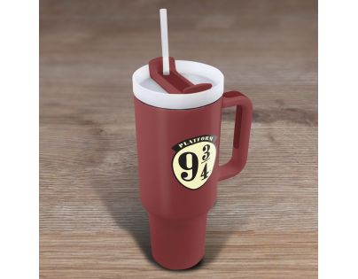 Harry Potter cestovní hrnek s brčkem - nástupiště 9 a třičtvrtě