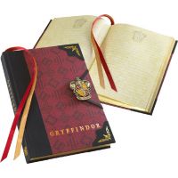 Noble Collection Harry Potter deluxe zápisník Nebelvír