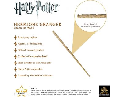 Noble Collection Harry Potter hůlka Ollivanders edition Hermiona Grangerová