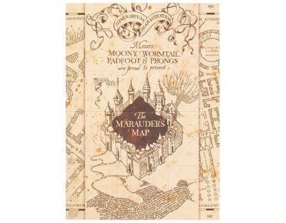 Paladone Harry Potter Puzzle magnetické Pobertův plánek