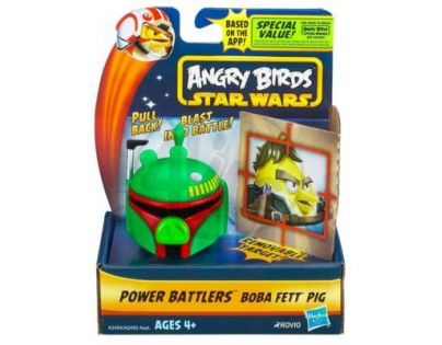 Hasbro Angry Birds Natahovací míček s terčem - Boba Fett