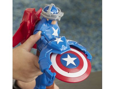 Hasbro Avengers figurka Capitan America s Power FX přislušenstvím 30 cm