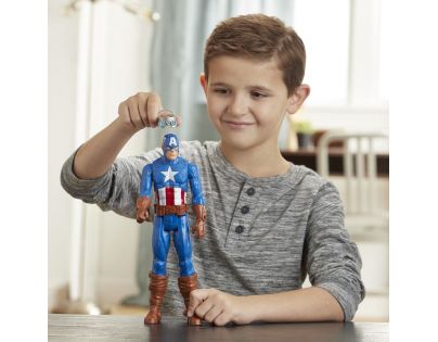 Hasbro Avengers figurka Capitan America s Power FX přislušenstvím 30 cm