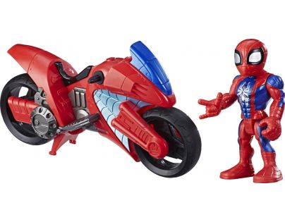 Hasbro Avengers Super Heroes figurka a motorka Spider-Man