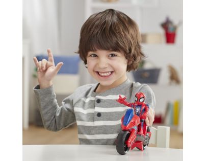 Hasbro Avengers Super Heroes figurka a motorka Spider-Man