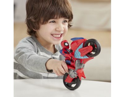 Hasbro Avengers Super Heroes figurka a motorka Spider-Man