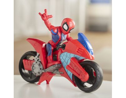 Hasbro Avengers Super Heroes figurka a motorka Spider-Man