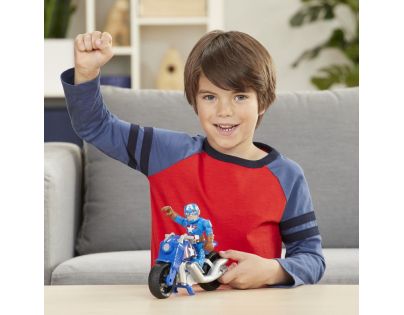 Hasbro Avengers Super Heroes figurka a motorka Captain America