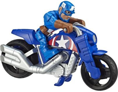 Hasbro Avengers Super Heroes figurka a motorka Captain America