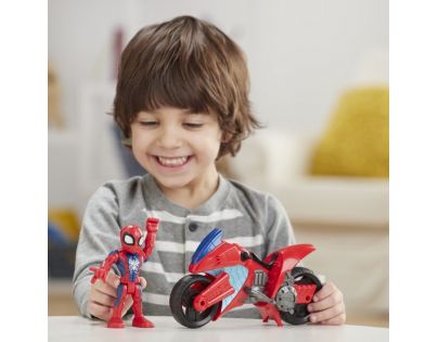 Hasbro Avengers Super Heroes figurka a motorka Spider-Man