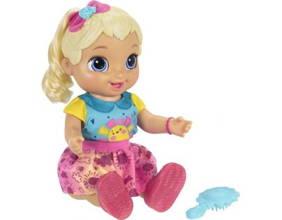 Hasbro Baby Alive Roste před očima Blond vlásky