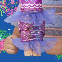 Hasbro Baby Alive tmavovlasá mořská panna fialovomodrá 5