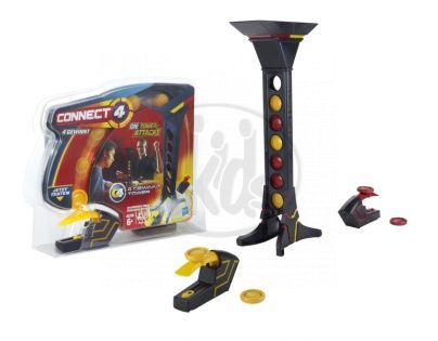Společenská hra Connect 4 s odpalovačem