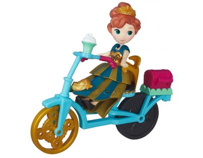 Hasbro Disney Frozen Little Kingdom Mini panenka s doplňky - Anna & Bicycle