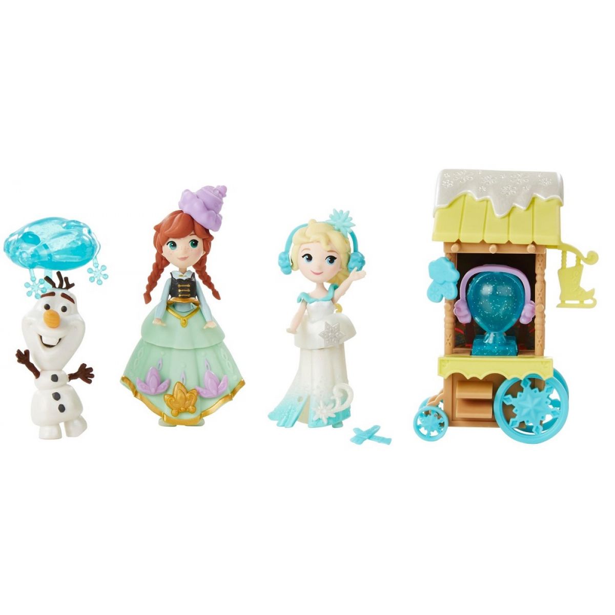Hasbro Disney Frozen Little Kingdom Set malé panenky s příslušenstvím - Ice Skating Scene