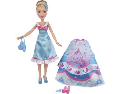 Hasbro Disney Princess Panenka s náhradními šaty - Popelka